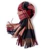 Milk camel pure wool scarf women's autumn and winter versatile thickened cashmere scarf new shawl dual-purpose