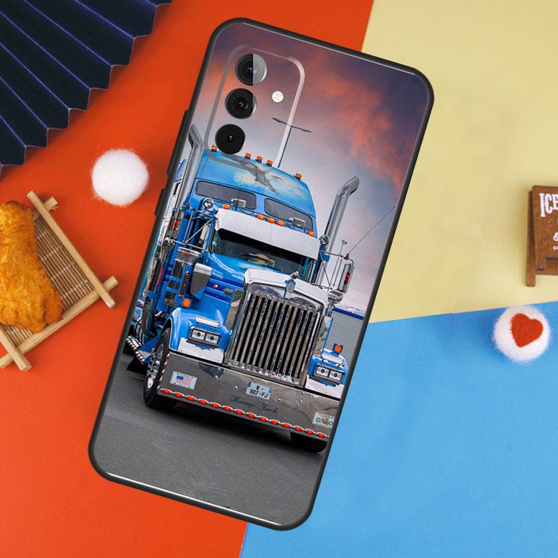 Cool Heavy Truck Car Case For Samsung Galaxy A17 A35 A55 A06 A16 A26 A36 A56 A53 A32 A52 A33 A13 A14 A34 A54 A15