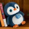 Cute fishing penguin plush toy children sleeping pillow doll machine doll wedding throwing aquarium gifts