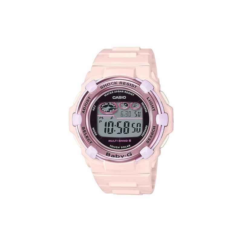 Casio BABY-G series 200 meters waterproof quartz movement resin strap Japanese and Korean watch women s watch gray dial BGR-3000UCB-4JF серый