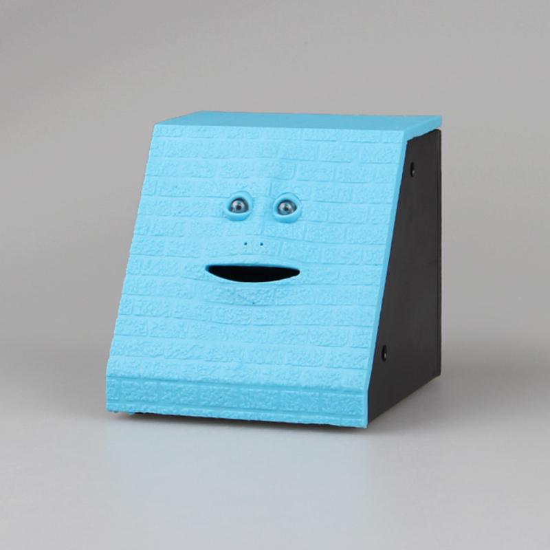 Face Coin Bank Money Eating Coin Box Battery Powered Monkey Saving Box