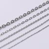 5M/lot Stainless Steel Metal Necklaces Chain Bulk Link Chains For Necklaces Jewelry Making Findings DIY Accessories Supplies
