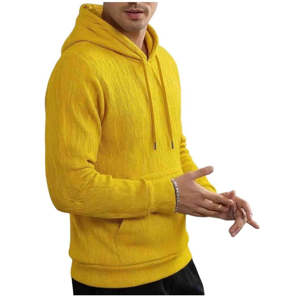 Men's Pullover Hoodie with Pocket Color Casual Outdoor Sportswear
