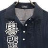 Pearly Gates Made In Japan Short Sleeve Polo Shirt Navy Women Used