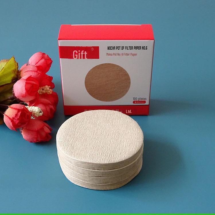 Round Coffee Filter Paper No. 369 for Moka Pot, Ice Drip, and Vietnamese Pour Over