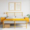 Nightstands 2 Pcs Mustard Yellow 36 X 39 X 50.5 Cm Steel