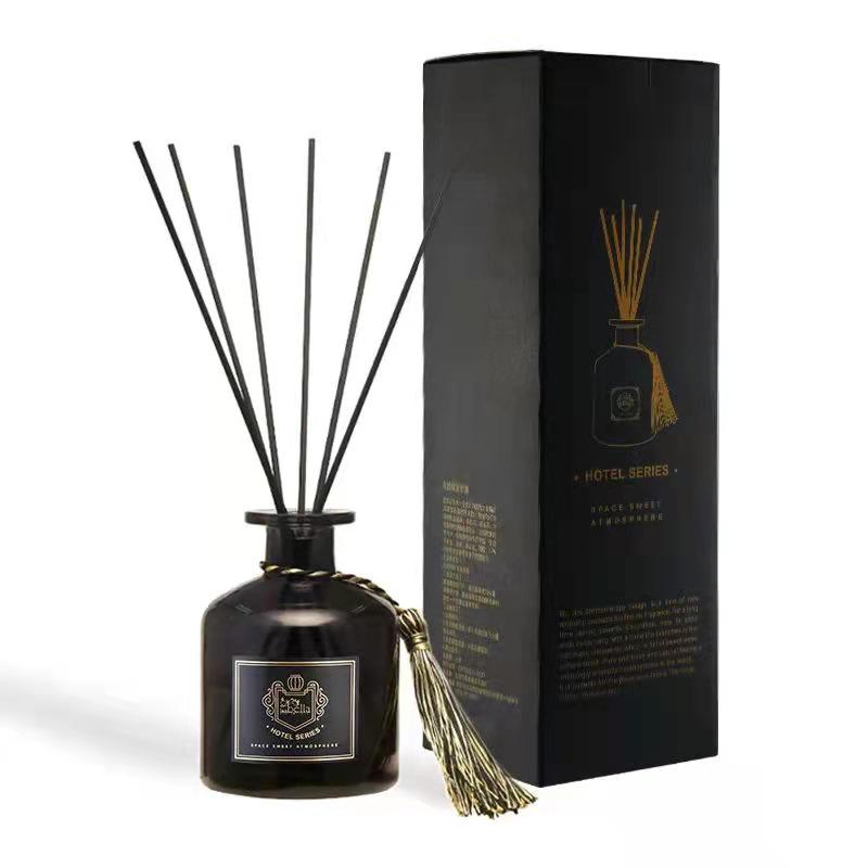 Rattan Flameless Aroma Diffuser & Air Purifier - Lavender Scented, Water-Soluble Perfume for Home Use Osmanthus