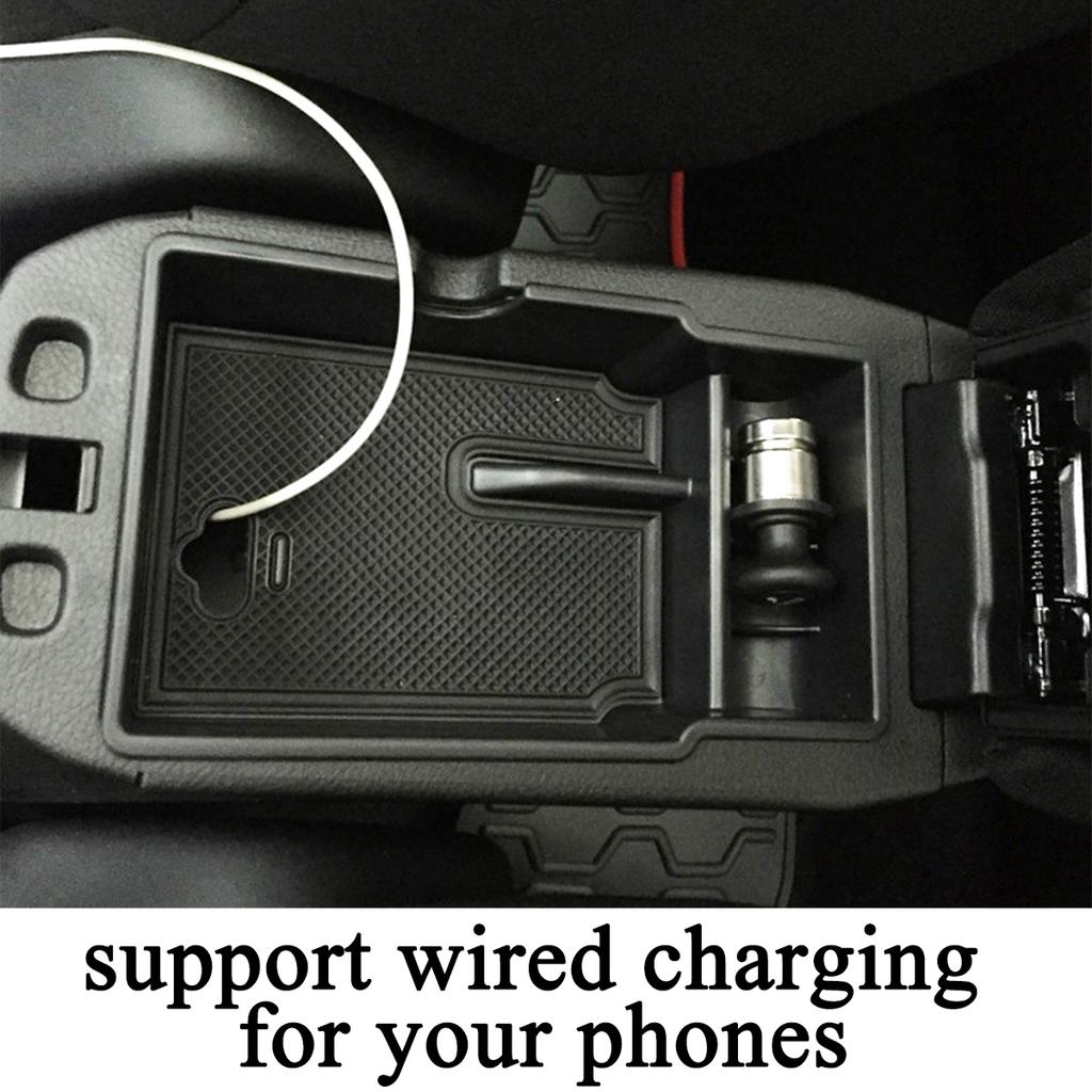 Center Console Glove Storage Tray Armrest Box Organizer for Jeep Renegade 2015 2016 2017 2018 2019 2020 Car Interior Accessories