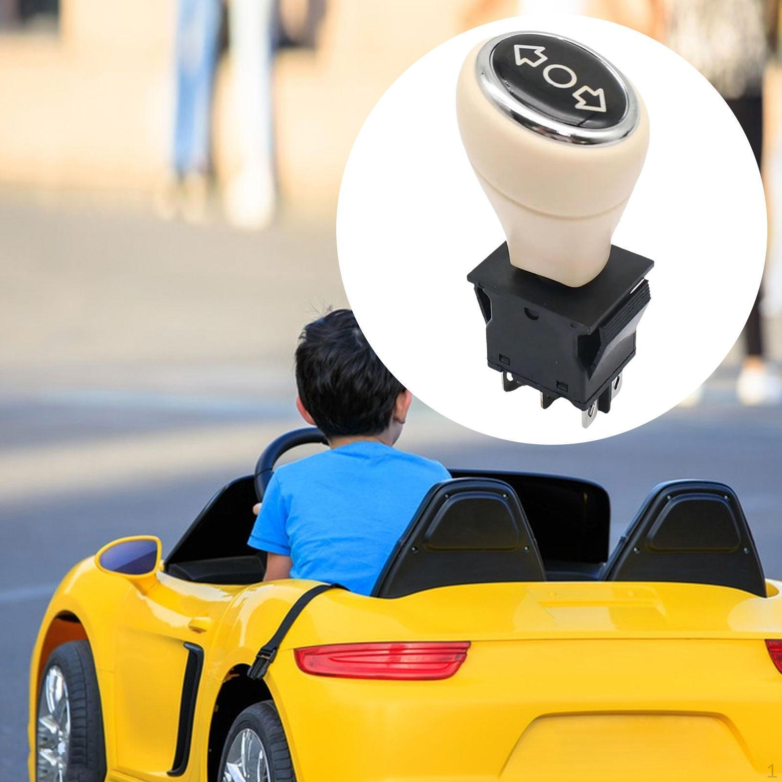 

Детский электронный переключатель передач для игрушечных машинок спереди и сзади белый