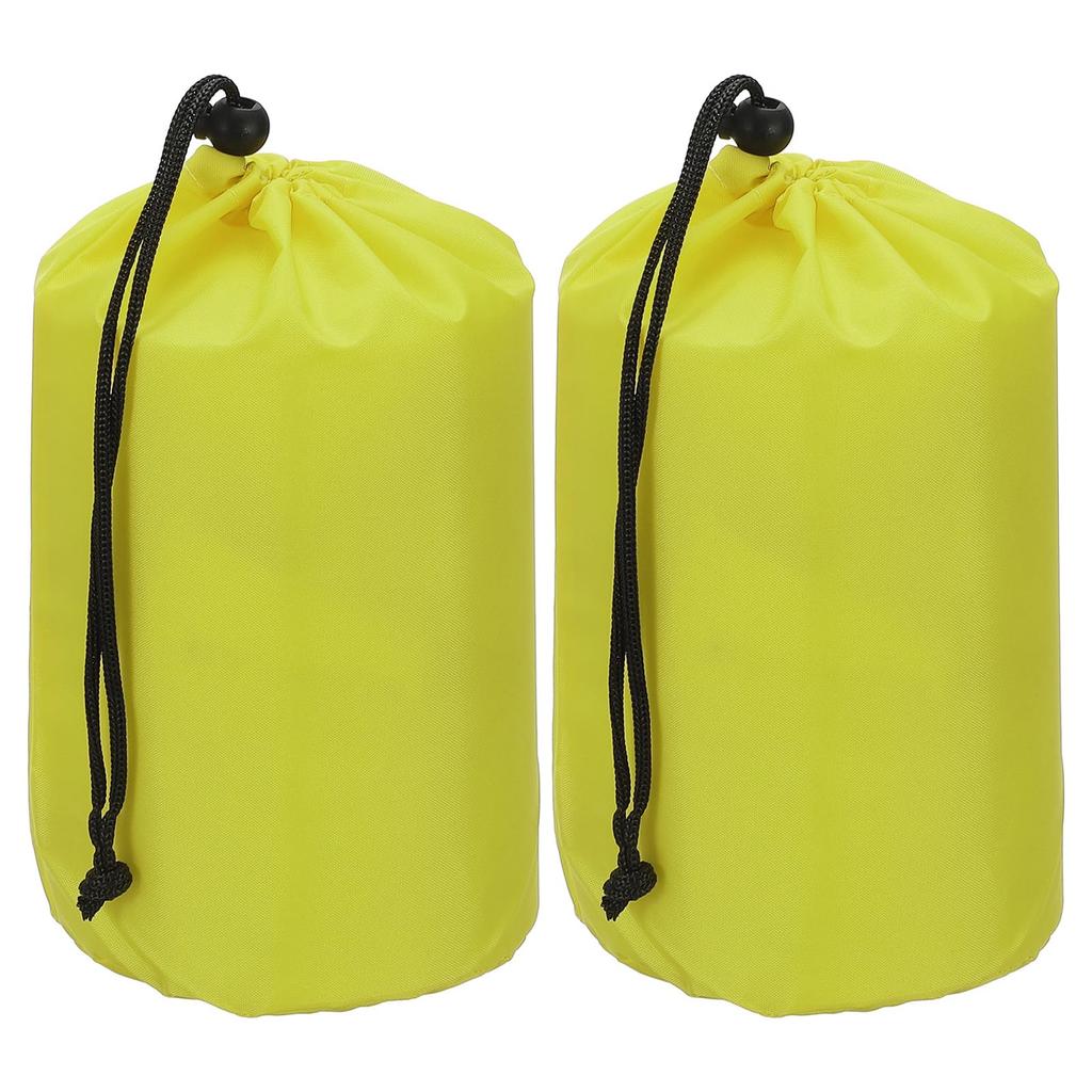 PATIKIL Set of 2 Stuff Bags, 16 X 32cm, Waterproof, Lightweight, Drawstring, Storage Bags for Hiking, Fishing, Beach, Swimming, Hot Springs, Camping,