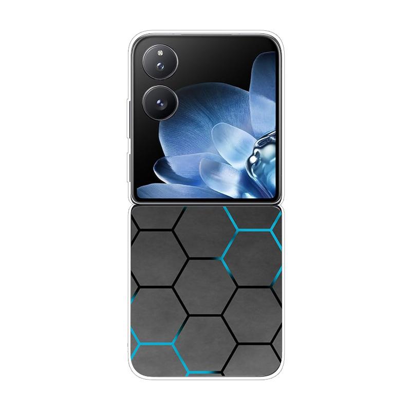 Hard PC Cover For Xiaomi Mix Flip ShockProof Phone Case For Mi Mix Flip 5G Ultra-Thin Back Clear MixFlip Shell Cover Coque Funda