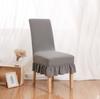 Skirt Dining Chair Cover Jacquard Elastic Soft Seat Cover Anti Stool Slipcover Suitable for Kit Pet Room Living Home Decor