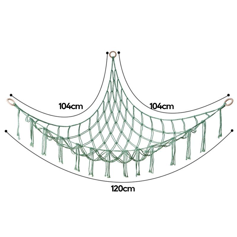 Corner Toy Hammock: Plush Triangle Storage & Room Decor