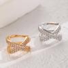 High-End Double-Layer X Cross Ear Cuff - No Piercing Needed, Fashion-forward Women's Clip for a Unique Look