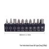 Magnetic Hex Hand Drill: Multi-Tool Set with Cross Electric Screwdriver Bit, Socket, and Corner Driver In Plastic Box