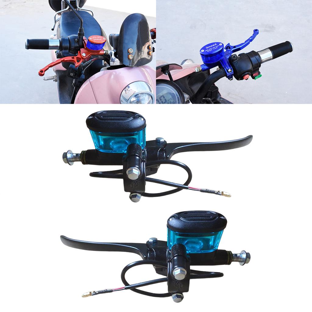 Upgraded Hydraulic Brake Pump Motorcycles Hydraulic Brake Pump Clutch Master Cylinder Lever Left/Right for Motorbike