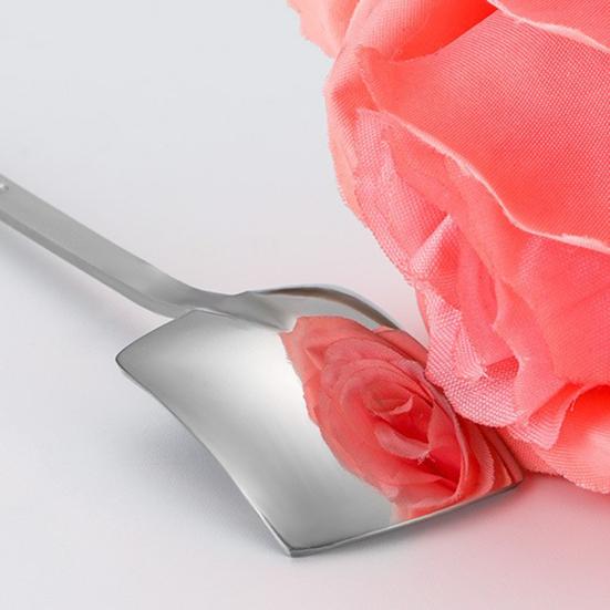 Stainless Steel Shovel Spoon Ice Cream Spoon Mini Dessert Spoons Creative Shapes Coffee Teaspoon Gift for Kitchen Restaurant Party
