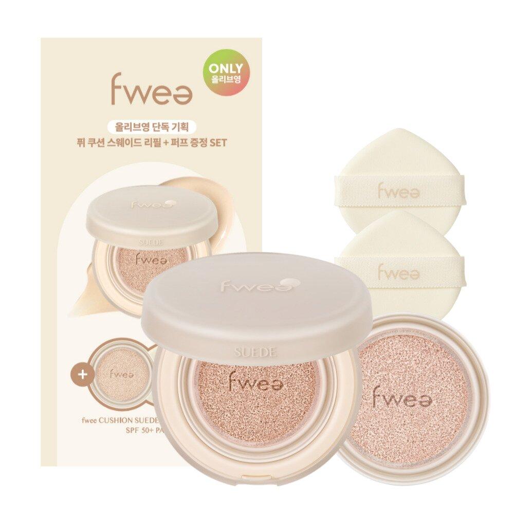 Fwee Cushion Suede Special Set with Puff 03 NUDE SUEDE 10250₽