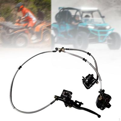 Brakes Front Twin Brake Caliper Master Cylinder Kit Metal Function Spare Parts Accessories Easy