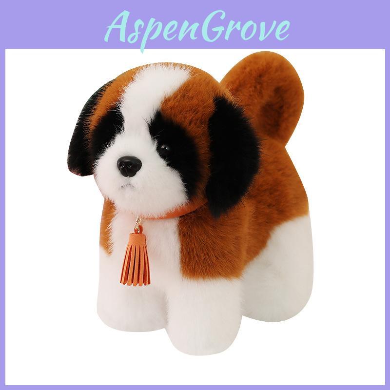 Cuter Poodle Husky Plush Dog With Tassel Necklace Decor For Kids And Collectors