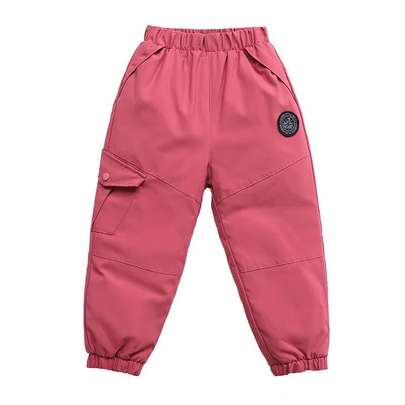 Kids Thickened Down Padded Overalls K808 150 кирпич красный