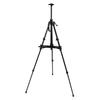 Art Painting Stand Black Angle Height Adjustable Foldable Metal Easel Tripod with Tray for Drawing