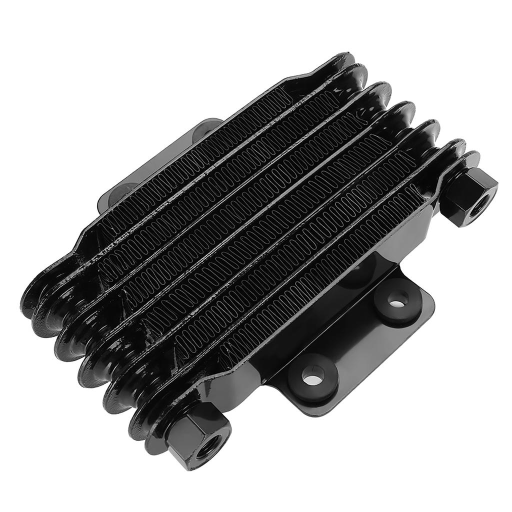 Aluminum 85ml Engine Oil Cooler Cooling   for 100 -250  Motorcycle Dirt Bike ATV Black