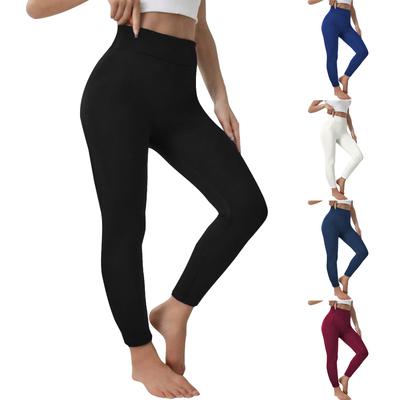 Dámské zateplené termokalhoty Dámské zimní svrchní oblečení S vysokým pasem, zvedající hýždě, zeštíhlující Zateplené fleecem, zesílené