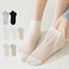 Women's Thin Mesh Socks - Wicking Breathable Athletic Socks for Running