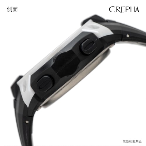 Klefer Men's Digital Watch, Radio-Controlled, Solar-Powered, Rechargeable, Urethane Strap, Black, FDM7862-WT