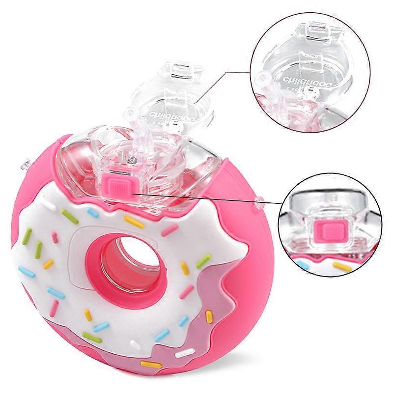 children water bottle portable kettle with straw summer cartoon cute plastic cup