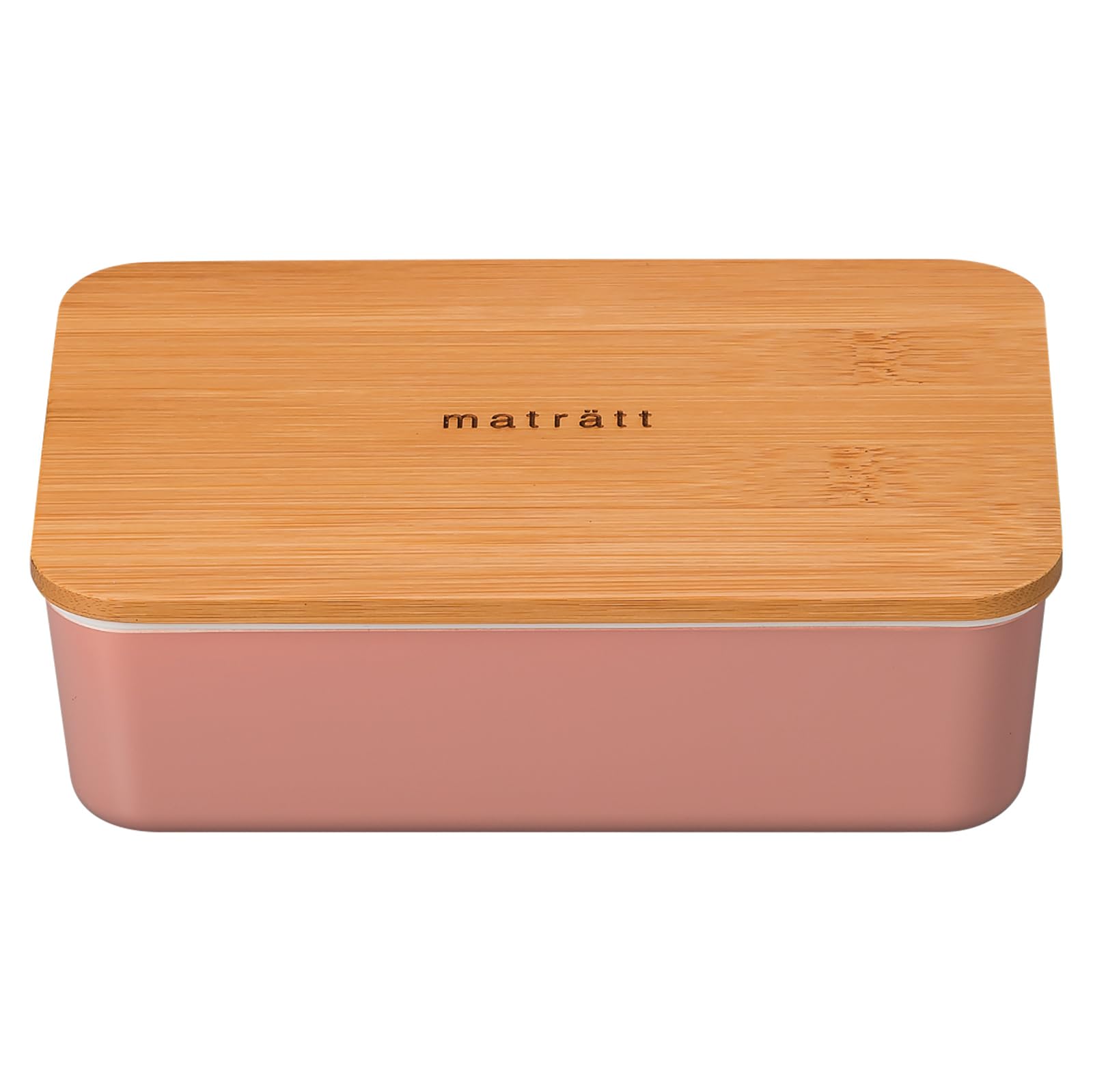 

Masakazu Mosle Long Rectangular Lunch D17 27429 Single-Tier Box, Coral, Size Approx. W11.2 H5.3