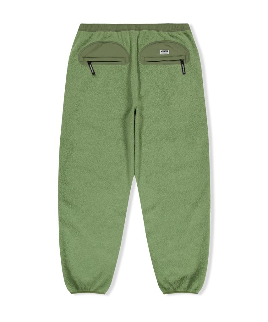 YESEYESEE Boa Fleece Nomadic Pants Sage Green