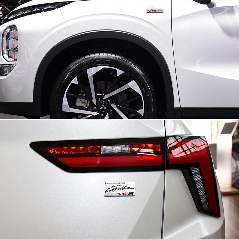 Autocolant din aluminiu pentru plăcuța de identificare metalică Lingshuai RALLI ART pentru noul Mitsubishi ASX Lancer