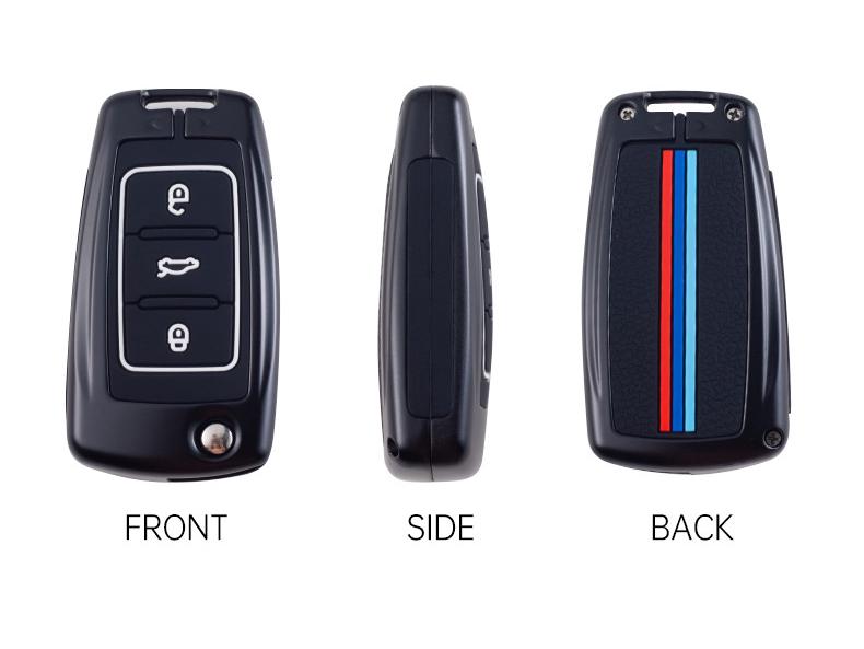 Volkswagen Key Case for Passat, Lavida, Sagitar, Polo, Bora, Tiguan – Car Key Shell for Women