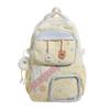 Schoolbag Large Capacity Cartoon Student School Bag Campus Lightweight Student School Bag Two-dimensional Pain Bag Transparent Bar Pain Bag