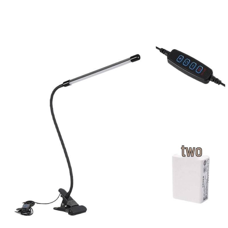 Nail Art & Eyelash Extension Desk Lamp: Long Arm, Eye-Friendly Light with Clip for Salon Work