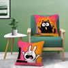 Suitable For Spoof Animal Joke For workers Pillow Case Comfort Sofa Bed Silky elegant Invisible zipper Decorative cushion cover