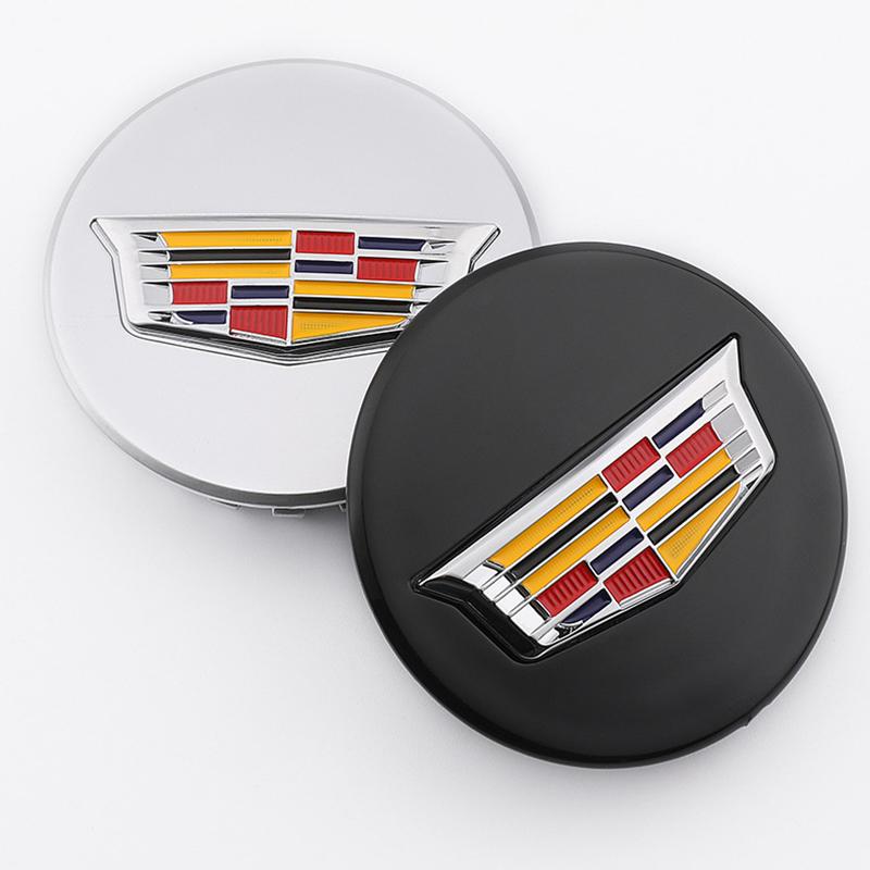 Dla Cadillac Escalade XT5 XT6 CT5 CT6 XTS CT4 66mm 4szt. Nakładki na środek koła samochodowego Akcesoria Emblemat opony samochodowej Stylizacja samochodu