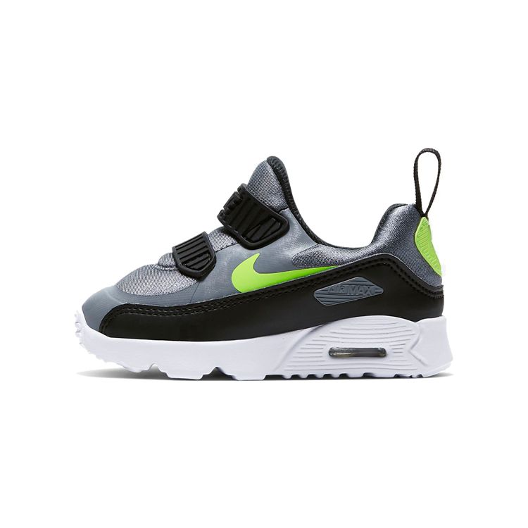 

Nike Air Max Tiny 90 Retro Cushioning Low Top Running Shoes Baby Sneakers Black Silver 881924-019 23.5