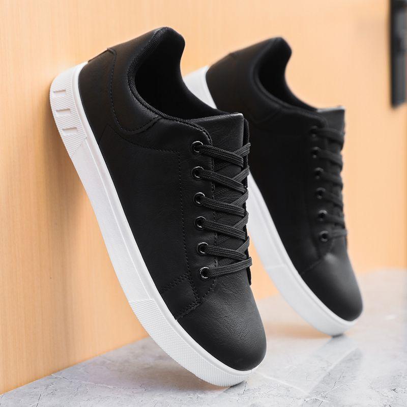 Summer new business casual leather shoes soft sole non-slip sports shoes board shoes