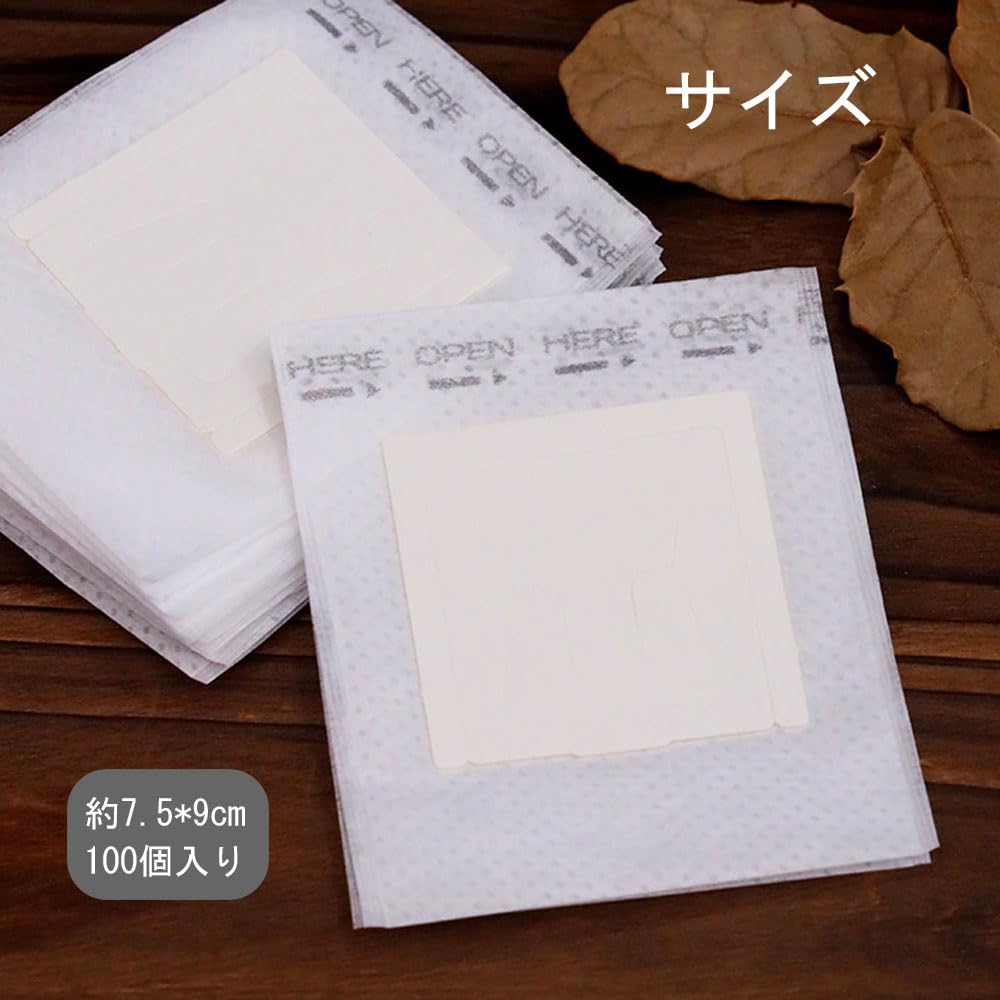 YANYULI Coffee Filters, 100-Count, Portable, Hanging Ear Coffee Filters for Home, Travel, Office, and Camping