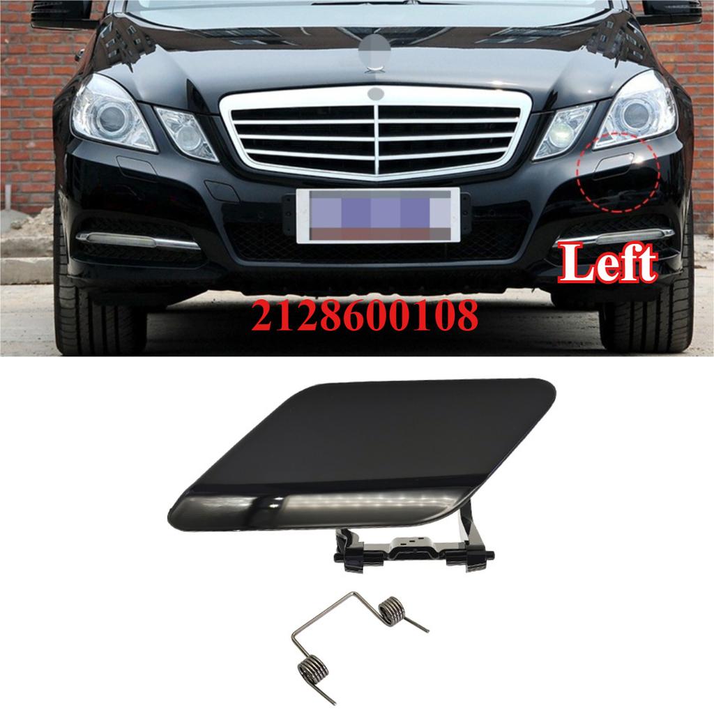 2128600108 2128600208 For Mercedes Benz E-Class W212 2009-2013 Headlight Spray Nozzle Cover Headlight Cleaning Cover