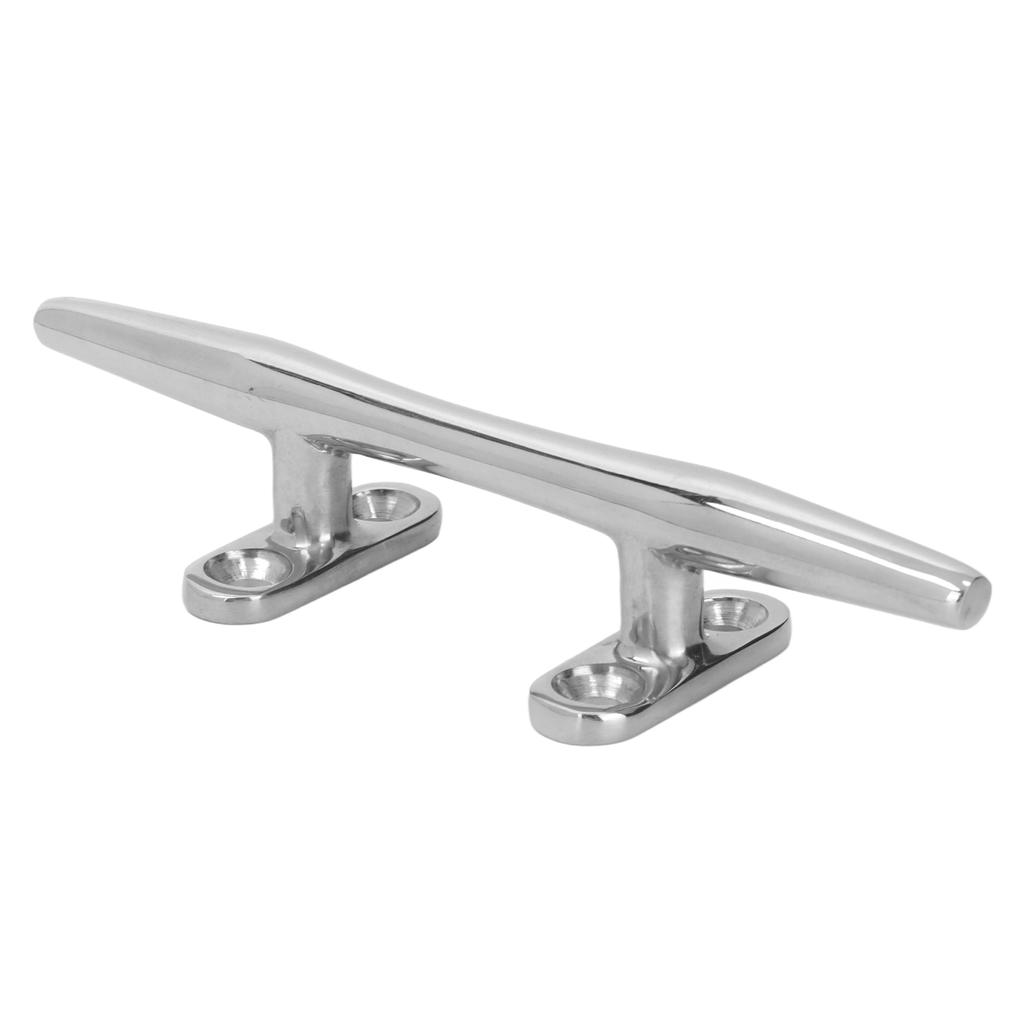 Open Base Cleat Stainless Steel 316 Polished Marine Boat Opened Bases for Waterwheels Yacht10in