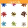 Sparkling Glitter Artificial Flowers For Stunning Christmas Tree Decorations