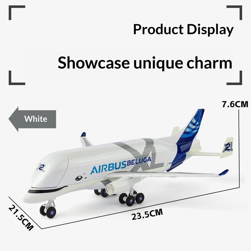 1/72 Beluga Aircraft Model Super Heavy Transport Aircraft Simulation Airbus A330-600ST Birthday Gift Collection Ornaments