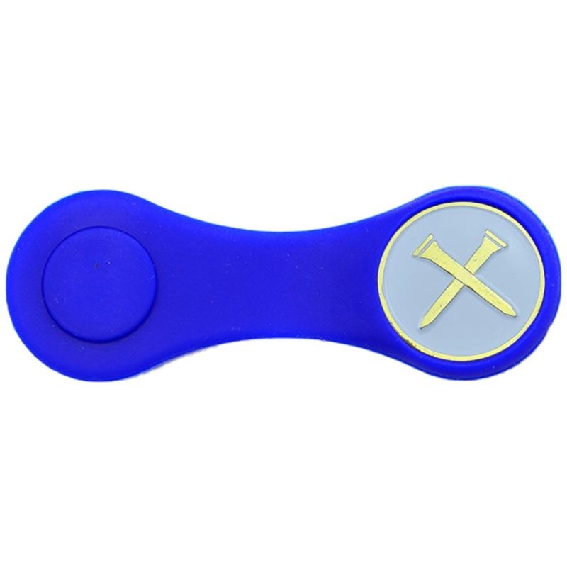 Silikon Golfball Markierer Hutclip Abnehmbarer Ball Markierer Halter Silikon Kappen Klemmen mit Magnet für Golfer Damen Herren