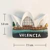 Spain Travelling Souvenirs Valencia Fridge Magnets Conil Tarifa Cadiz Maravillas Fridge Stickers Home Ornaments Birthday Gifts