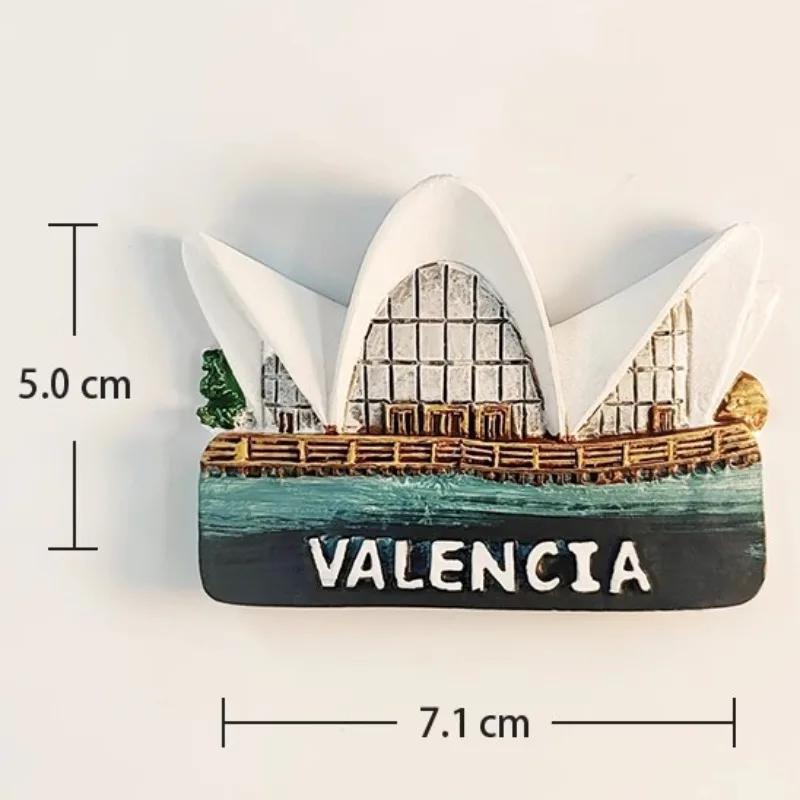 Spain Travelling Souvenirs Valencia Fridge Magnets Conil Tarifa Cadiz Maravillas Fridge Stickers Home Ornaments Birthday Gifts