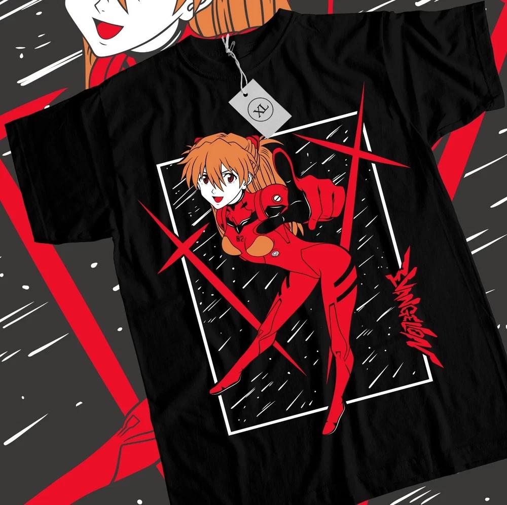 Футболка Аска Неон Genesis Evangelion Аниме Унисексга Унисекс S